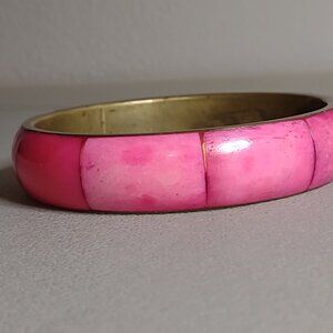 Very Large 9.25 Vintage Pink Bangle